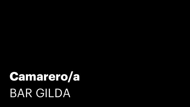 Camarero/a