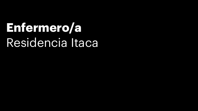 Enfermero/a