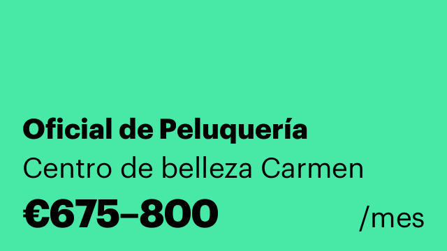 Oficial de Peluquería