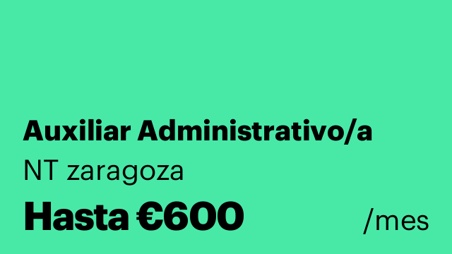 Auxiliar Administrativo/a