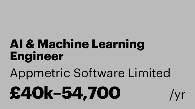 AI & Machine Learning Engineer
