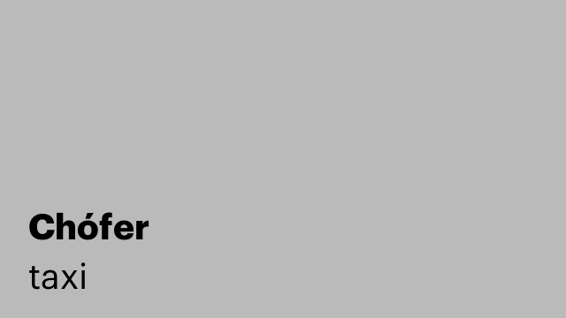 Chófer