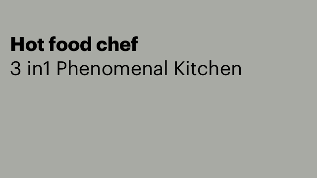 Hot food chef