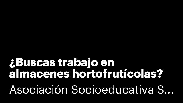 ¿Buscas trabajo en almacenes hortofrutícolas? 🍅