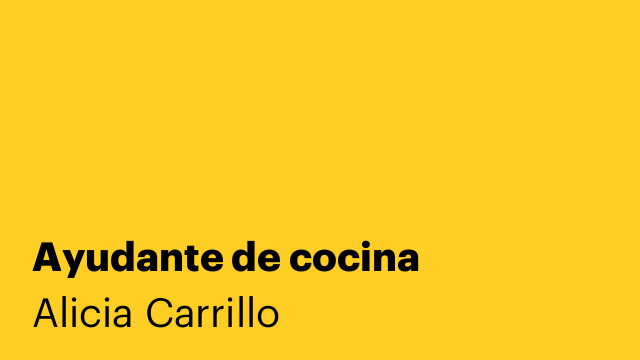 Ayudante de cocina