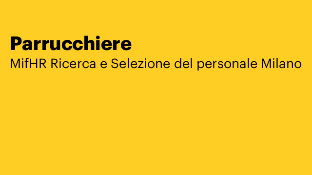 Parrucchiere