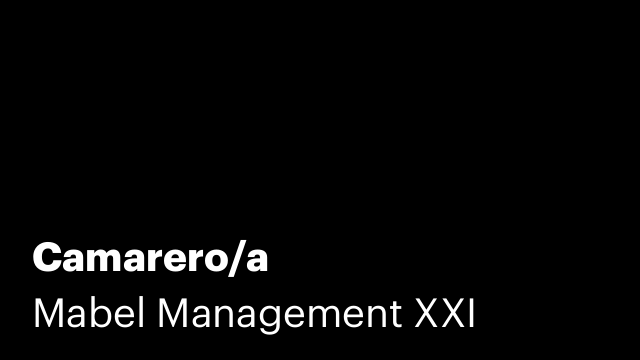 Camarero/a