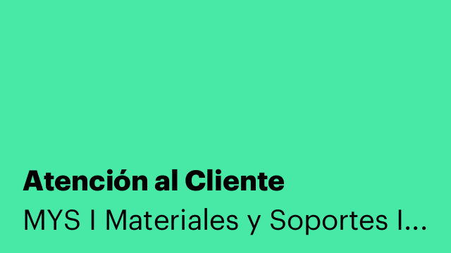 Atención al Cliente
