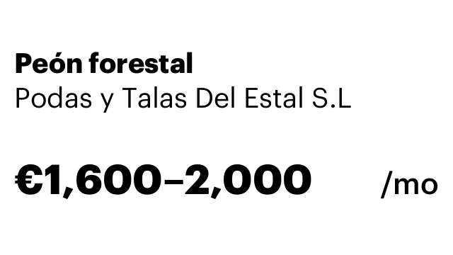 Peón forestal
