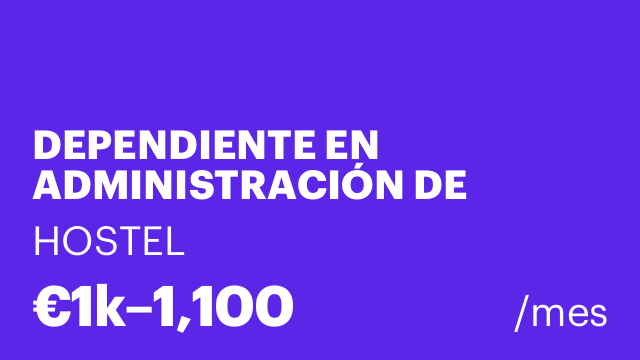DEPENDIENTE EN ADMINISTRACIÓN DE LOTERÍAS