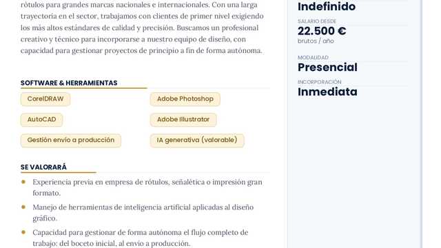 DISEÑADOR / A GRAFICO