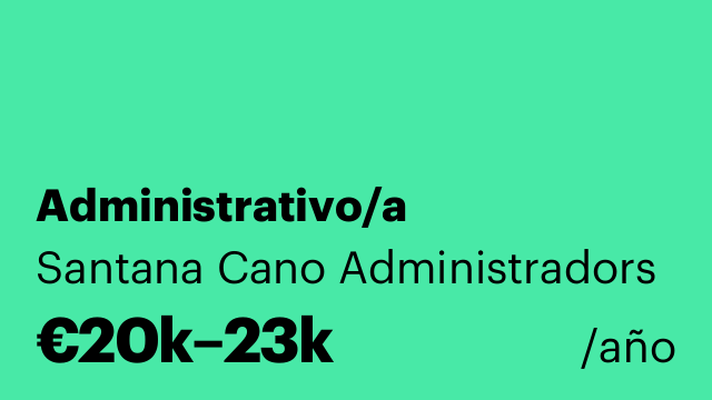 Administrativo/a
