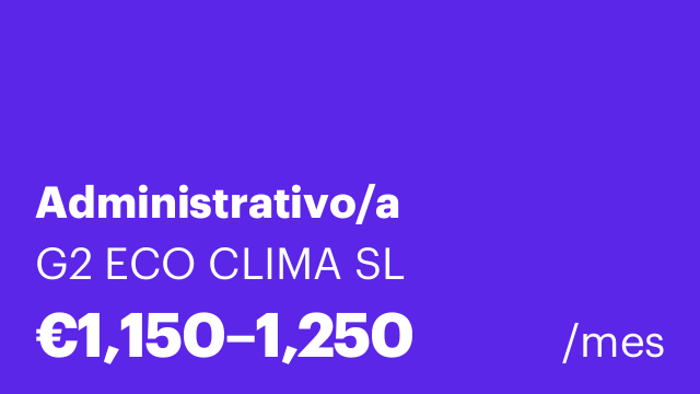 Administrativo/a