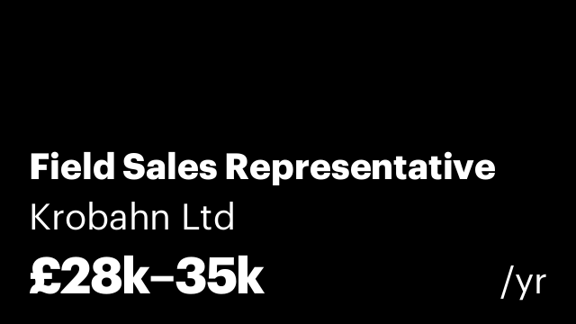 Field Sales Representative