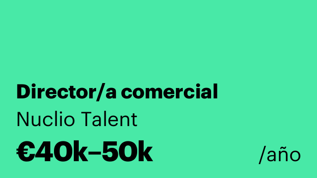 Director/a comercial