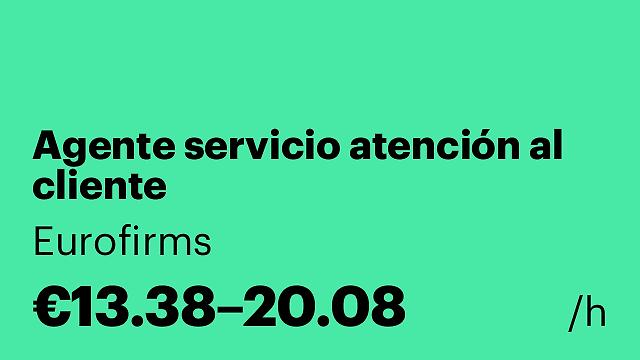 Agente servicio atención al cliente