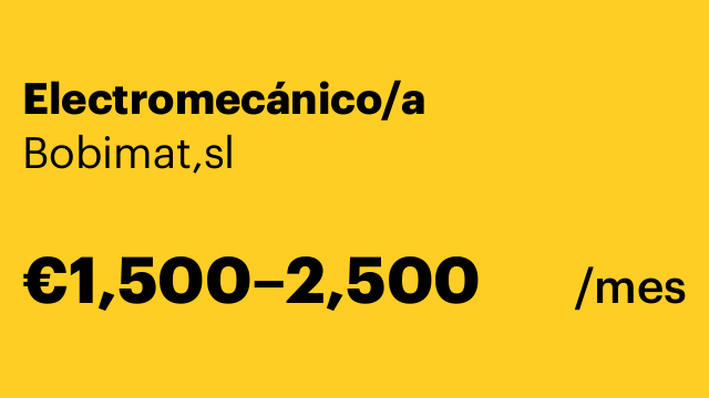 Electromecánico/a