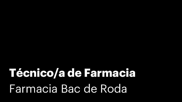 Técnico/a de Farmacia