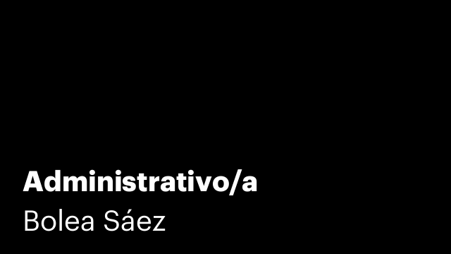 Administrativo/a