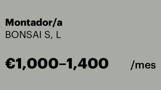 Montador/a