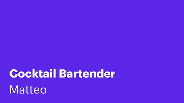 Cocktail Bartender