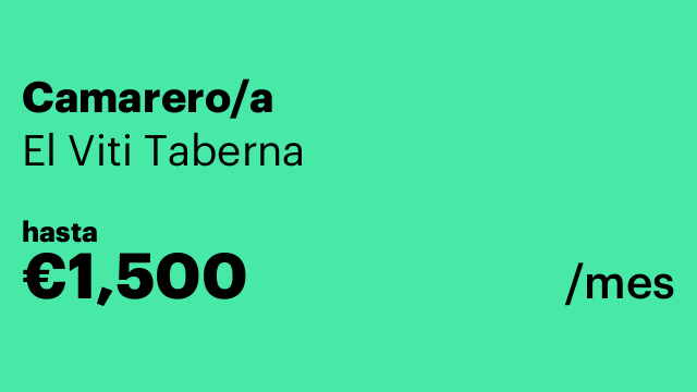 Camarero/a