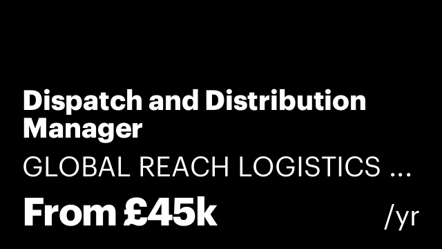 Dispatch and Distribution Manager