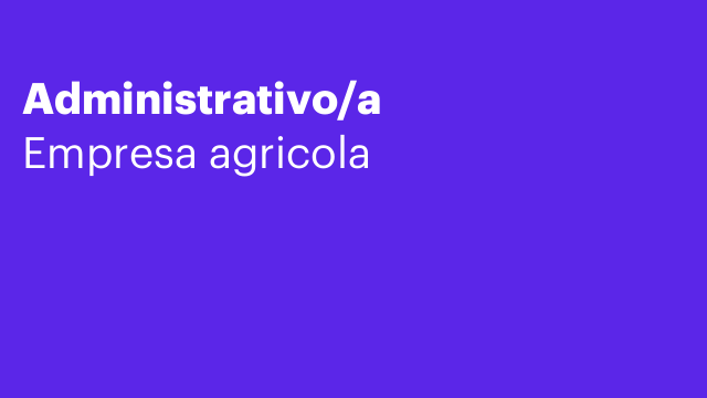 Administrativo/a