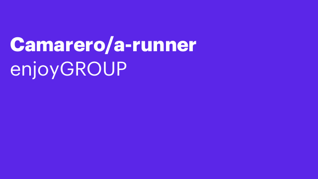 Camarero/a-runner