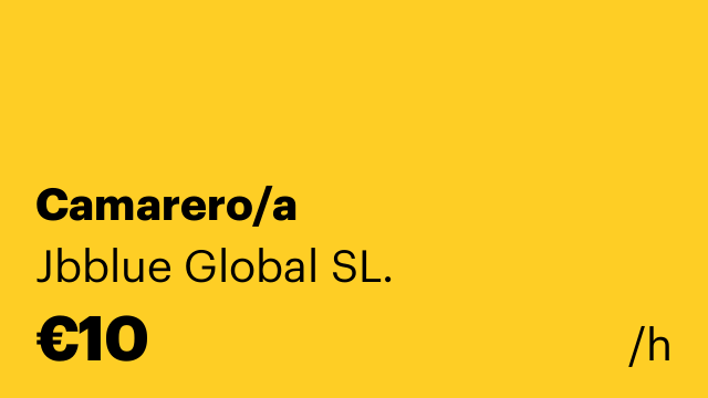 Camarero/a