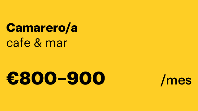 Camarero/a