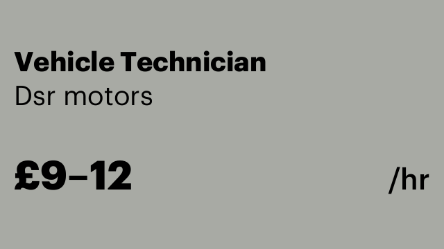 Vehicle Technician