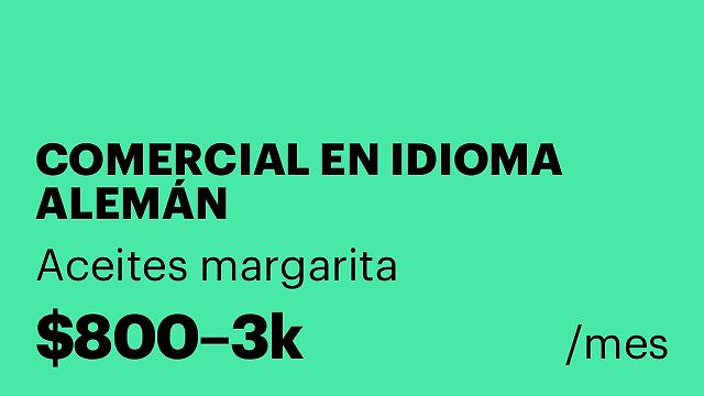 COMERCIAL EN IDIOMA ALEMÁN