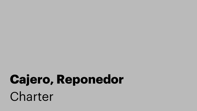 Cajero, Reponedor
