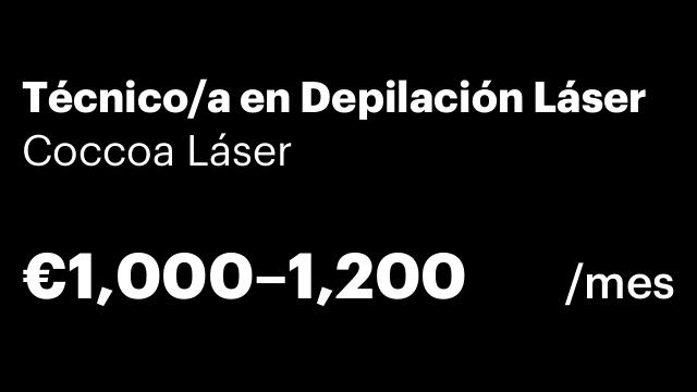 Técnico/a en Depilación Láser