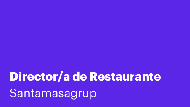 Director/a de Restaurante