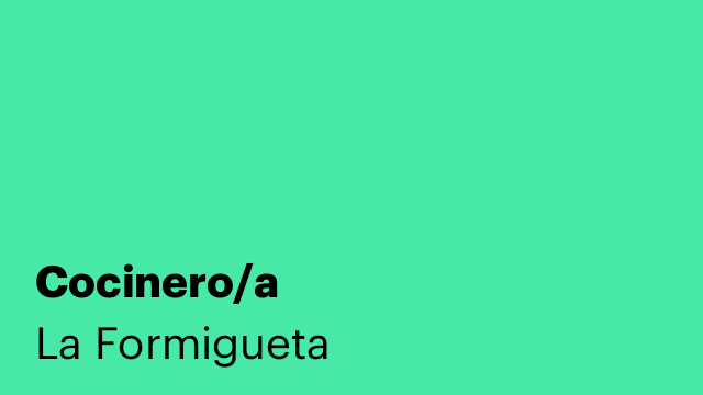 Cocinero/a
