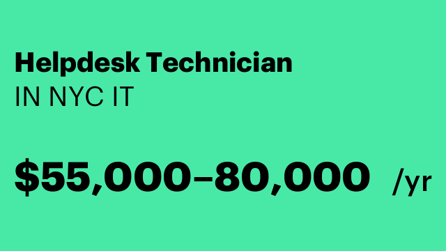 Helpdesk Technician