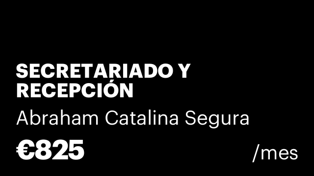 SECRETARIADO Y RECEPCIÓN