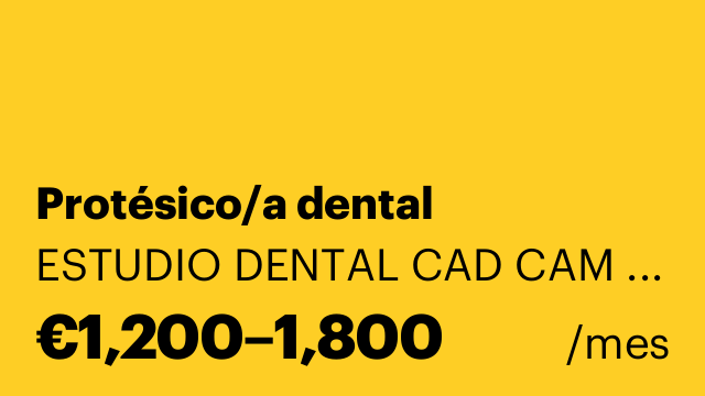 Protésico/a dental