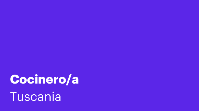 Cocinero/a