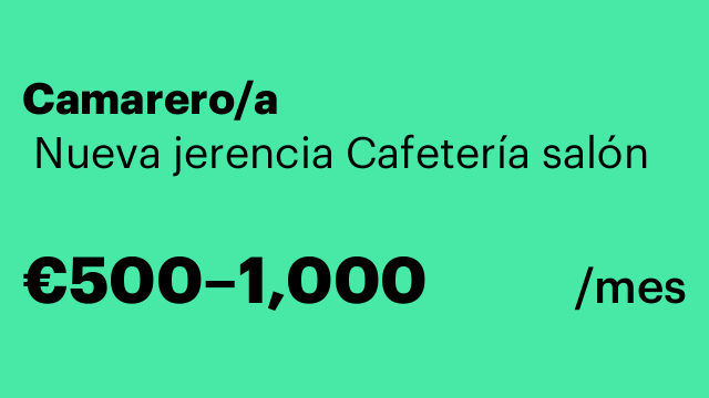 Camarero/a
