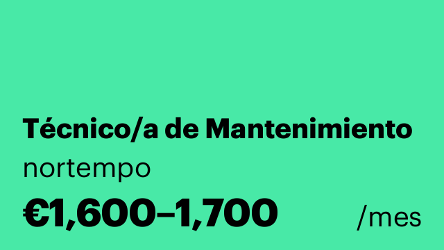 Técnico/a de Mantenimiento