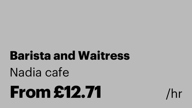 Barista and Waitress