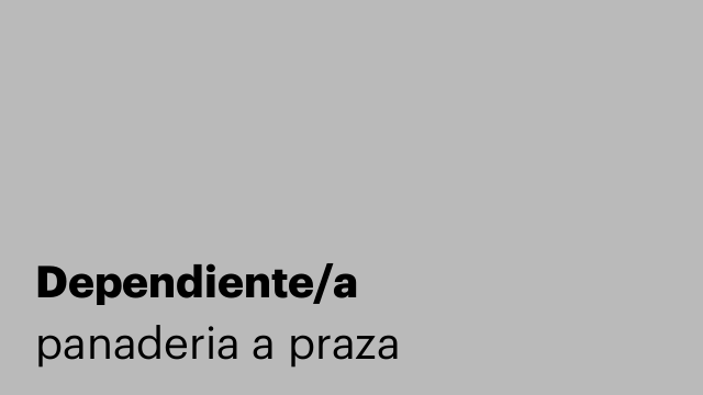 Dependiente/a