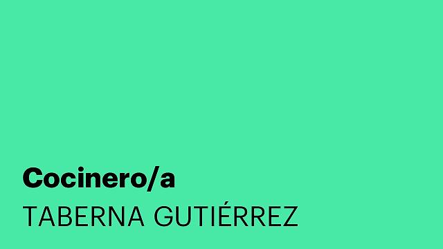 Cocinero/a