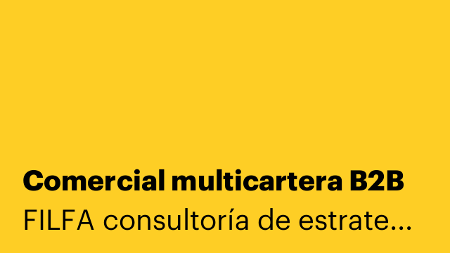 Comercial multicartera B2B