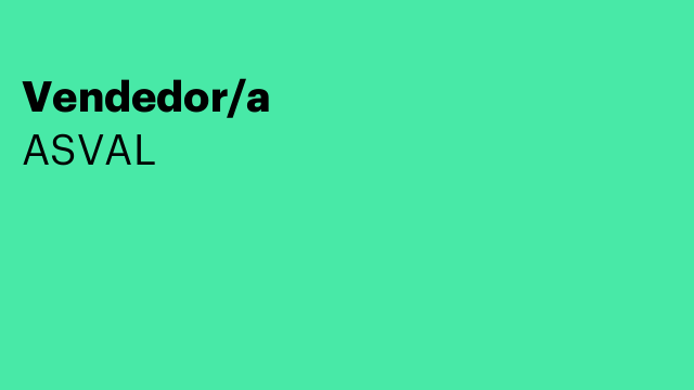 Vendedor/a