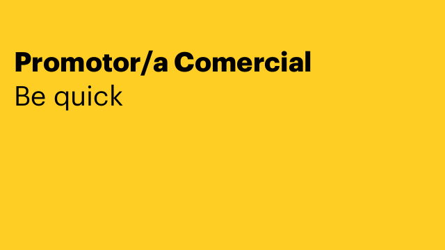 Promotor/a Comercial