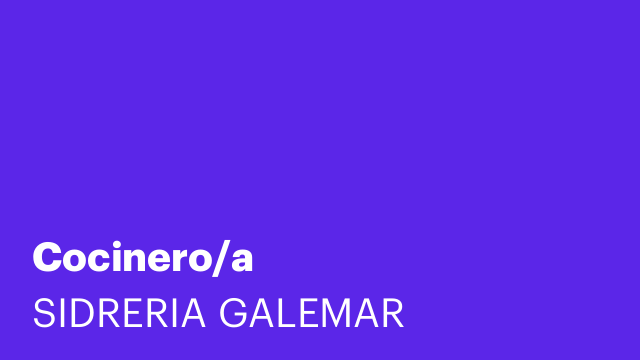 Cocinero/a